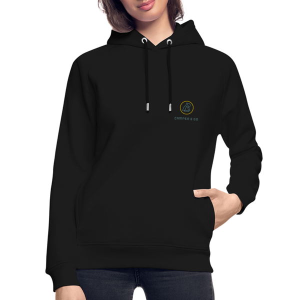 Hoodie "Lagerfeuer" - Premiumqualität Unisex - Schwarz