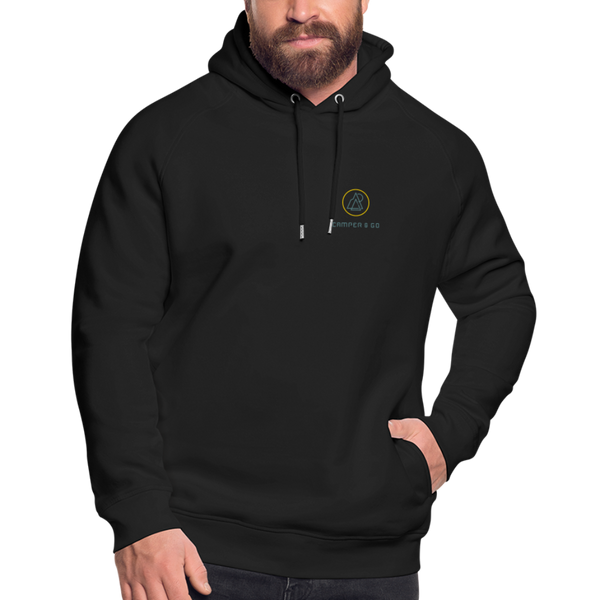 Hoodie "Lagerfeuer" - Premiumqualität Unisex - Schwarz