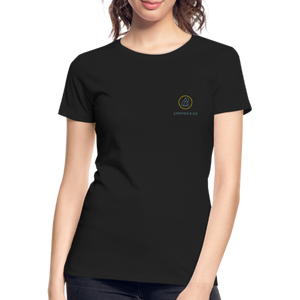 T-Shirt "Lagerfeuer" - Premiumqualität Woman - Schwarz